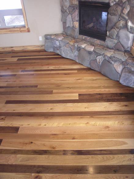 Mixed Hardwood and Softwood Floor